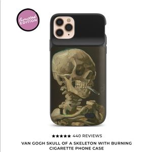 iPhone 13 Pro (Not Pro Max) Van Gogh Skeleton Casely 2.0 Charging Case. NWT.